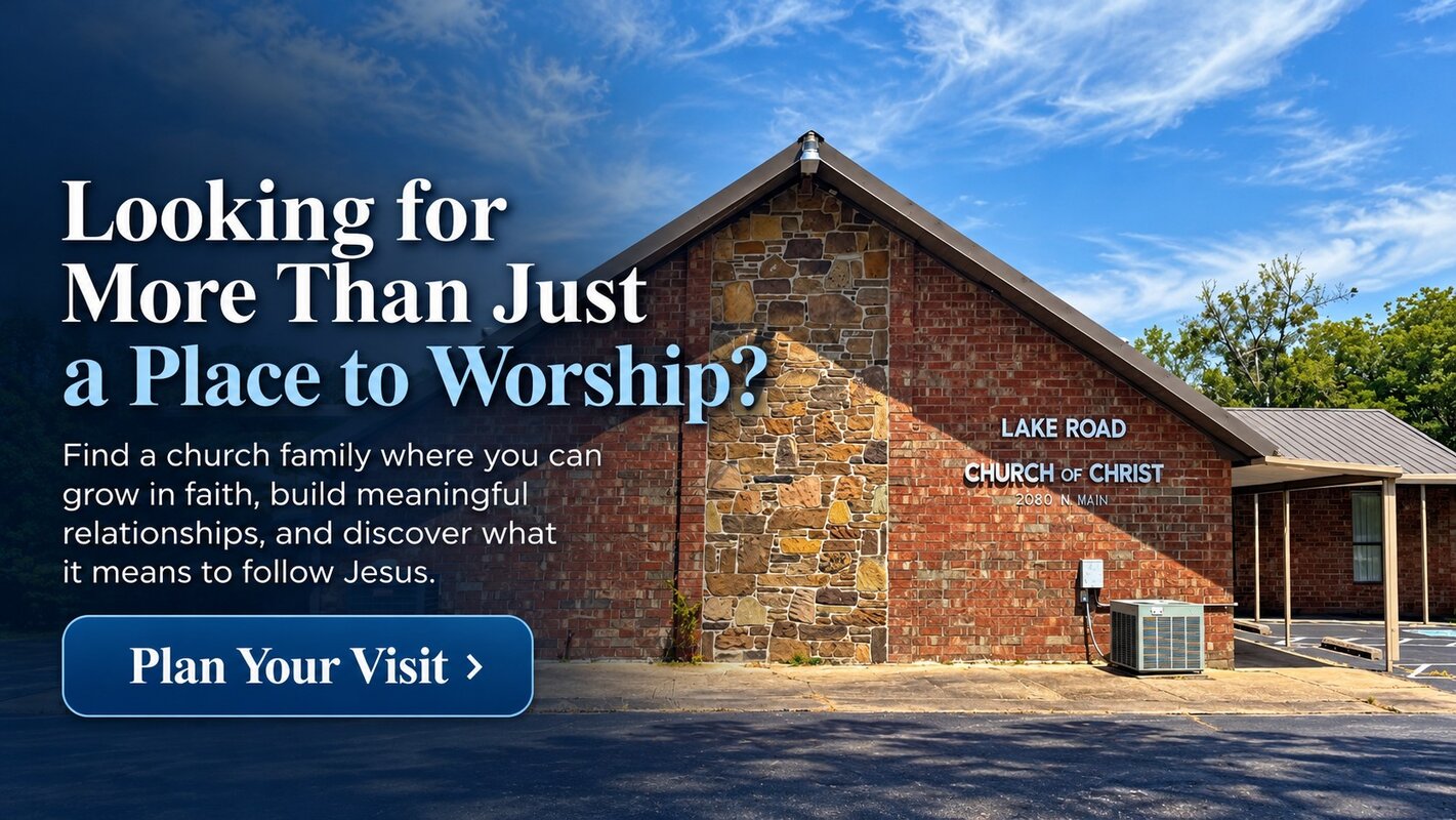 Lake Road Church Welcome Banner